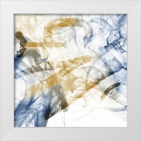 Smokey Tools White Modern Wood Framed Art Print by Villa, Mlli