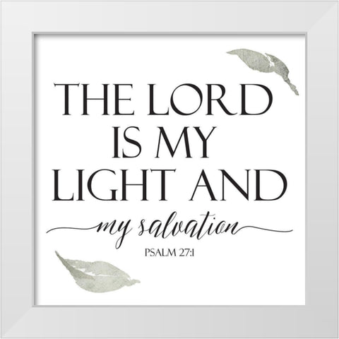 My Salvation White Modern Wood Framed Art Print by Villa, Milli