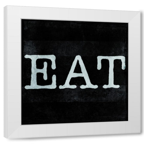 ReEat White Modern Wood Framed Art Print by Villa, Milli