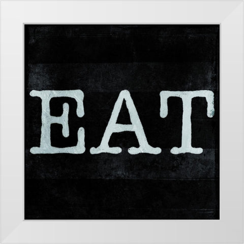 ReEat White Modern Wood Framed Art Print by Villa, Milli