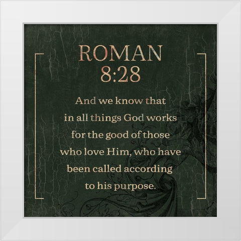 Roman Swamp White Modern Wood Framed Art Print by Villa, Milli