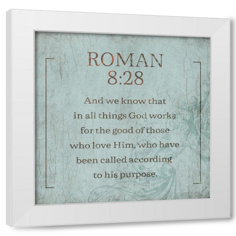 Roman Murky Sea White Modern Wood Framed Art Print by Villa, Milli