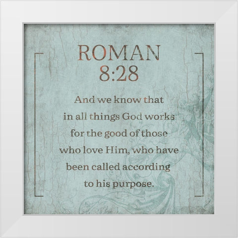 Roman Murky Sea White Modern Wood Framed Art Print by Villa, Milli