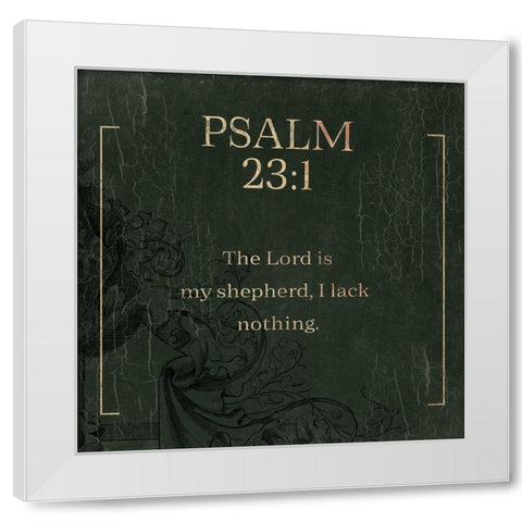 Psalm 231 Swamp White Modern Wood Framed Art Print by Villa, Milli