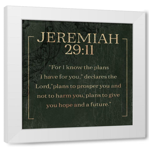 Jeremiah Swamp White Modern Wood Framed Art Print by Villa, Milli
