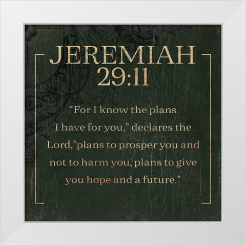 Jeremiah Swamp White Modern Wood Framed Art Print by Villa, Milli