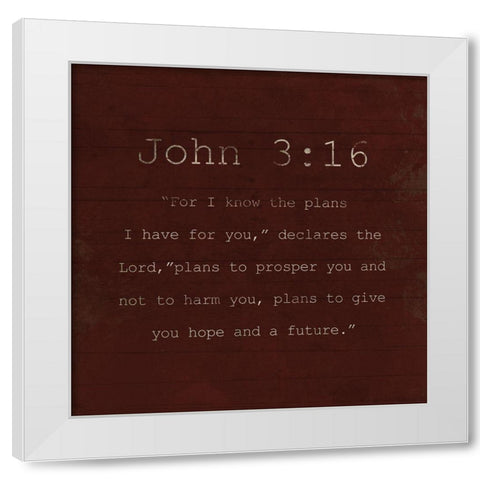 John Fall Farm White Modern Wood Framed Art Print by Villa, Milli