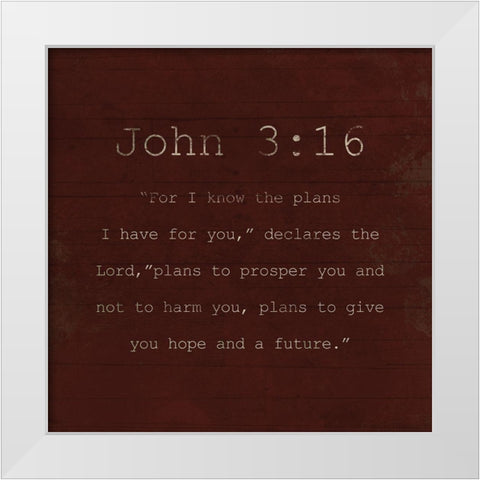 John Fall Farm White Modern Wood Framed Art Print by Villa, Milli