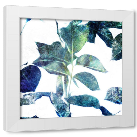 Universal Leaves White Modern Wood Framed Art Print by Villa, Milli