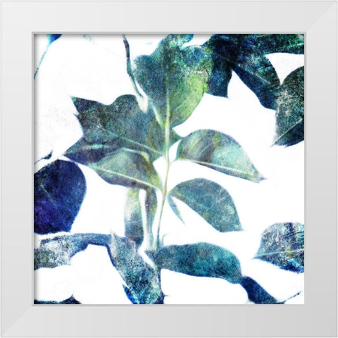 Universal Leaves White Modern Wood Framed Art Print by Villa, Milli