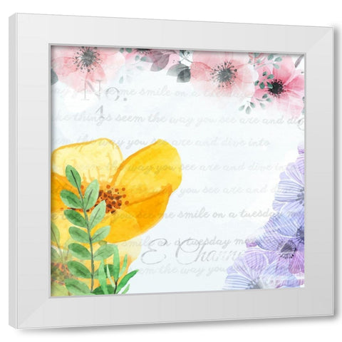 Art Decor 4 White Modern Wood Framed Art Print by Fraser, Orane