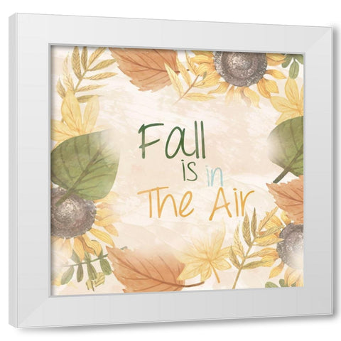Fall Decor 1 White Modern Wood Framed Art Print by Fraser, Orane