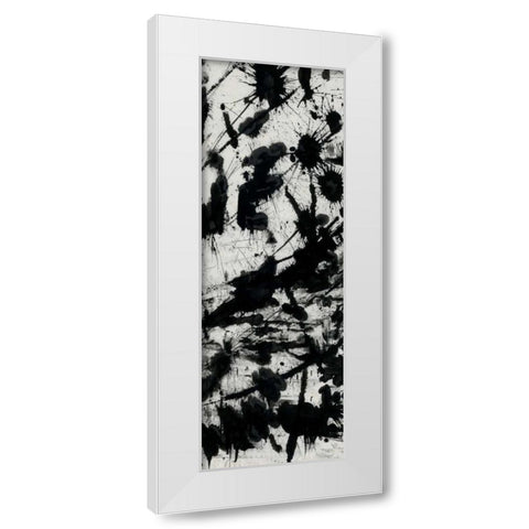 Splatter 2 White Modern Wood Framed Art Print by OnRei