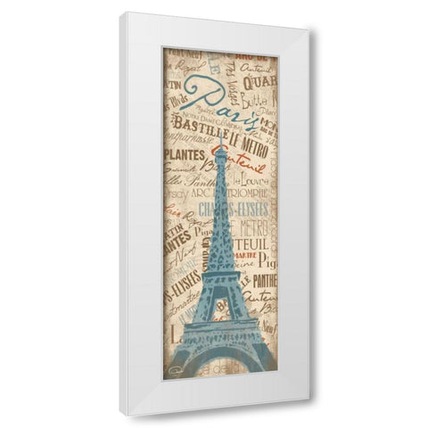 Paris 19B White Modern Wood Framed Art Print by OnRei