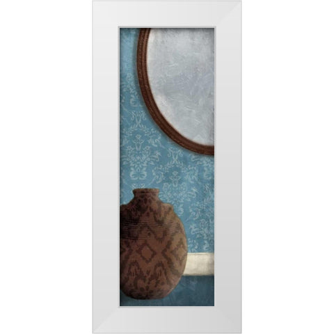 Bath Vessels Mate White Modern Wood Framed Art Print by OnRei