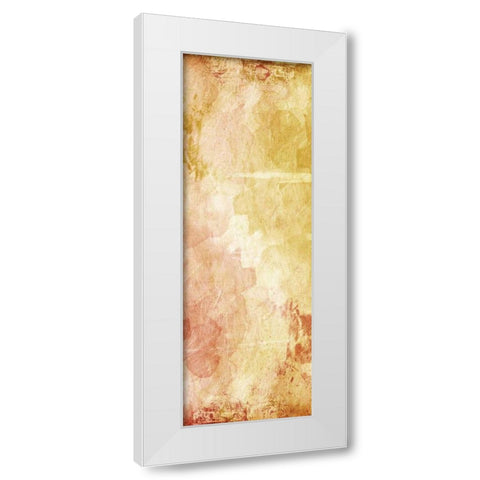 Harmonious Warmth White Modern Wood Framed Art Print by OnRei