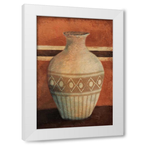 Vessel 1 White Modern Wood Framed Art Print by OnRei