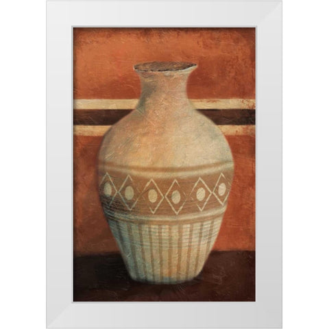 Vessel 1 White Modern Wood Framed Art Print by OnRei