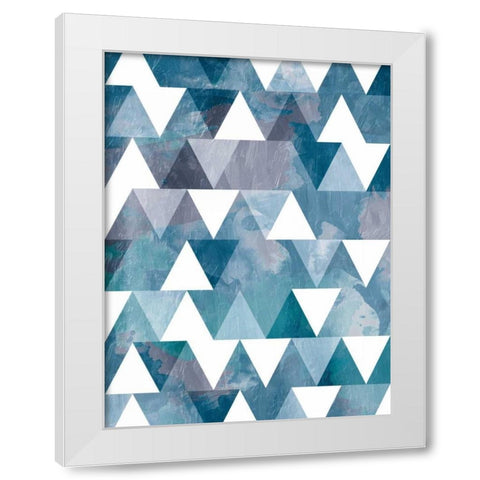 Sky Windows White Modern Wood Framed Art Print by OnRei