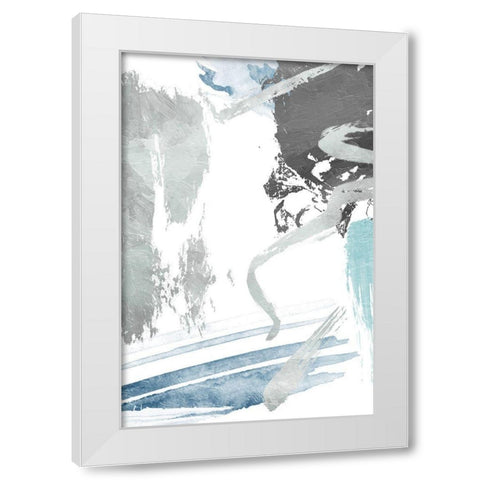 Rainy Dream White Modern Wood Framed Art Print by On Rei
