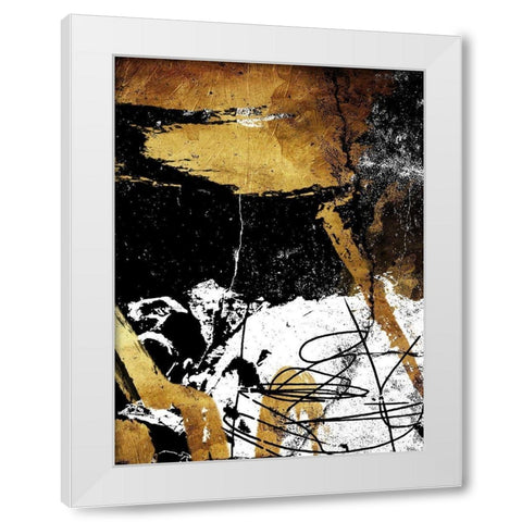 Focus White Modern Wood Framed Art Print by OnRei