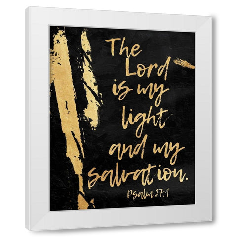 Salvation White Modern Wood Framed Art Print by OnRei