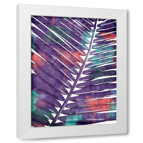 Cool Plant White Modern Wood Framed Art Print by OnRei