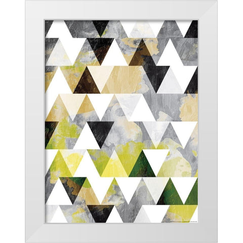 Fun Teeth White Modern Wood Framed Art Print by OnRei