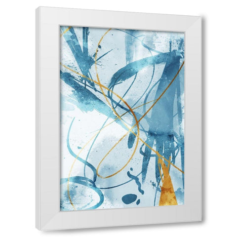 Get It Out White Modern Wood Framed Art Print by OnRei