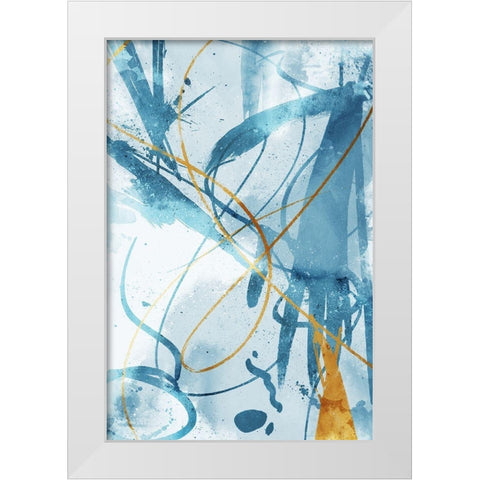 Get It Out White Modern Wood Framed Art Print by OnRei