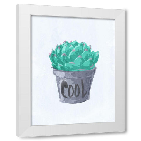 Cool Pot White Modern Wood Framed Art Print by OnRei