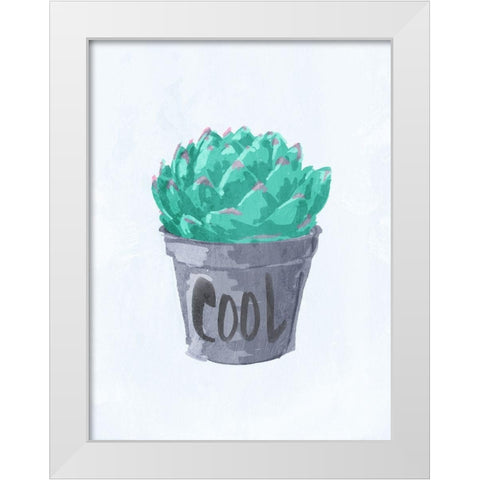 Cool Pot White Modern Wood Framed Art Print by OnRei