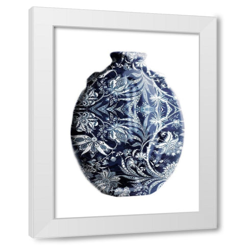 Clean Vase Mate White Modern Wood Framed Art Print by OnRei