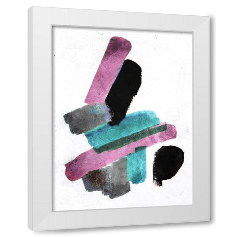 Mark It Up White Modern Wood Framed Art Print by OnRei