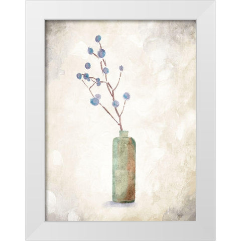 The Only Plant White Modern Wood Framed Art Print by OnRei