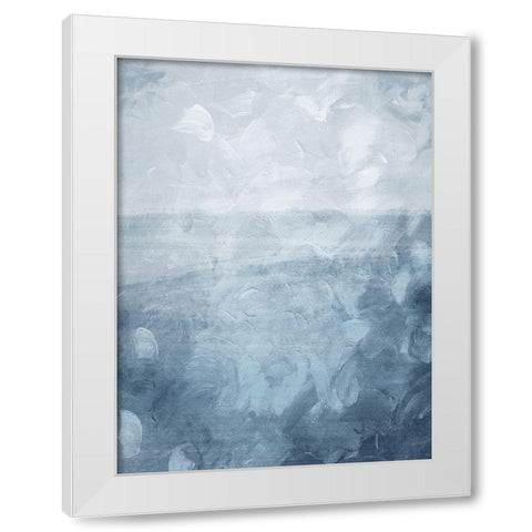 Rise White Modern Wood Framed Art Print by OnRei