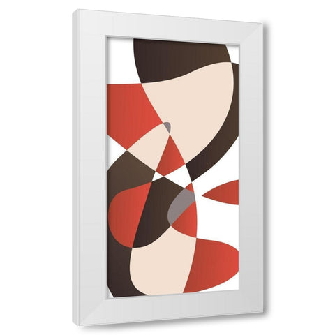 Look At You Mate White Modern Wood Framed Art Print by OnRei