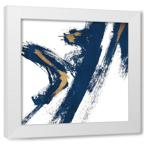 Meta Morph 2 White Modern Wood Framed Art Print by OnRei