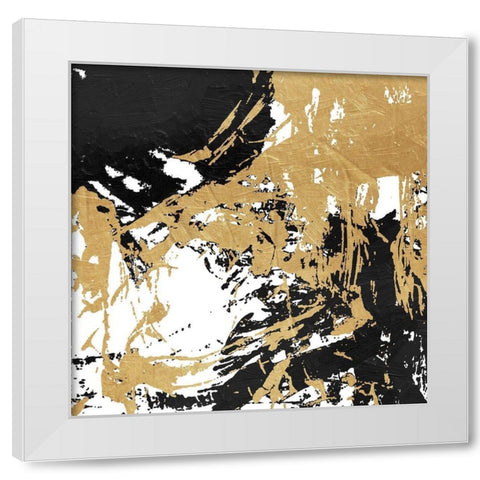 Not Contained White Modern Wood Framed Art Print by OnRei