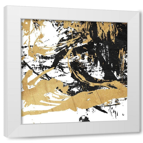 Free Form White Modern Wood Framed Art Print by OnRei