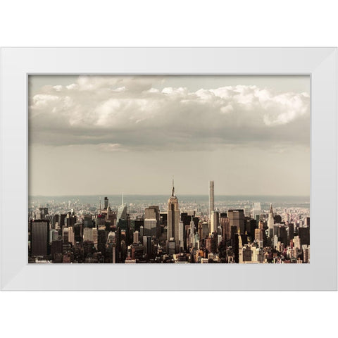 Mecca 2 White Modern Wood Framed Art Print by Orlando