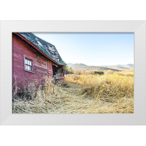 A Little Heaven White Modern Wood Framed Art Print by Orlando