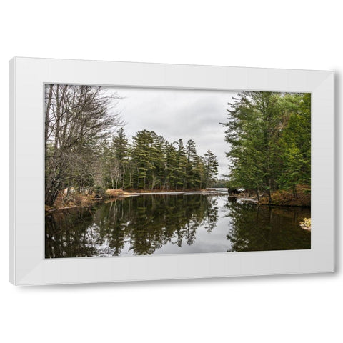 Passing Time White Modern Wood Framed Art Print by Orlando