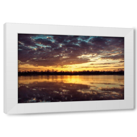 Still Time 2 White Modern Wood Framed Art Print by Orlando