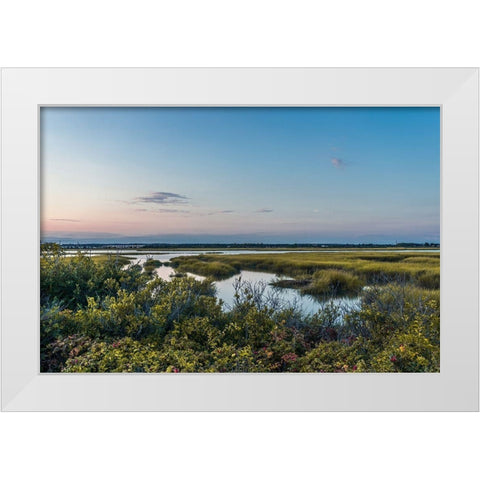 Nowhere Land White Modern Wood Framed Art Print by Orlando