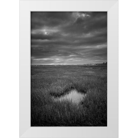 The Center Of It All White Modern Wood Framed Art Print by Orlando