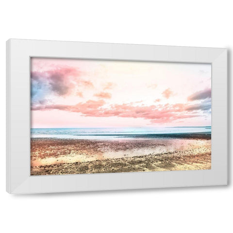 Morning Tide White Modern Wood Framed Art Print by Orlando