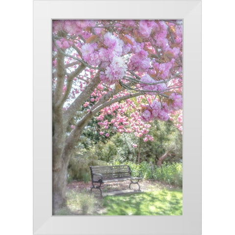 Profile Of Attraction White Modern Wood Framed Art Print by DeLuca, Pat