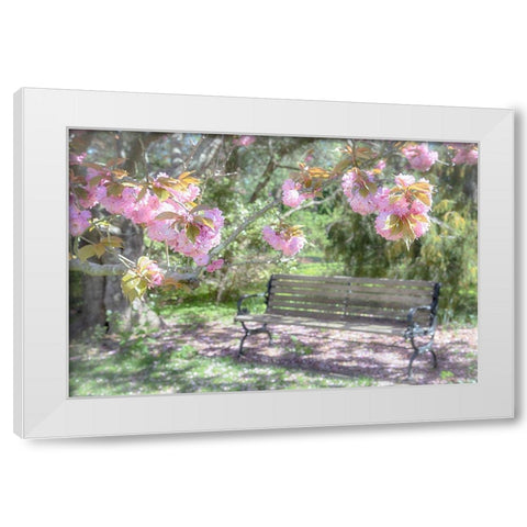 Perpetual Struggle White Modern Wood Framed Art Print by DeLuca, Pat