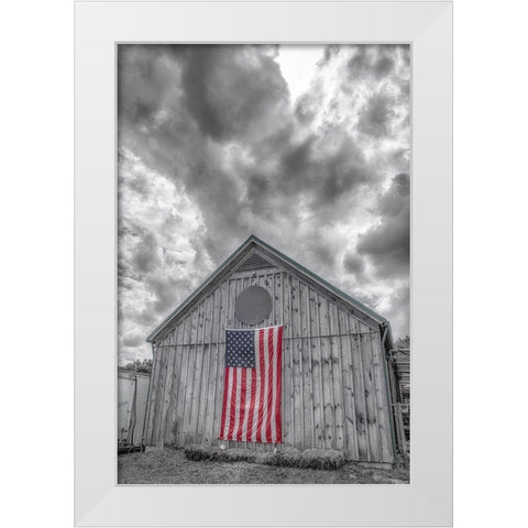 Scandalous Morning 1 White Modern Wood Framed Art Print by DeLuca, Pat